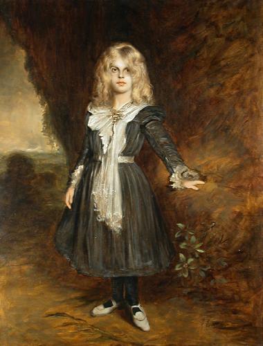 Franz von Lenbach Marion, die Tochter des Kunstlers oil painting picture